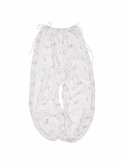 Snoopy Floral Balloon Pants