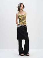 Camouflage U-Neck Tank