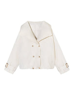White Oversized White Down Jacket