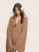 Halter Hooded & Three Piece Knit Set