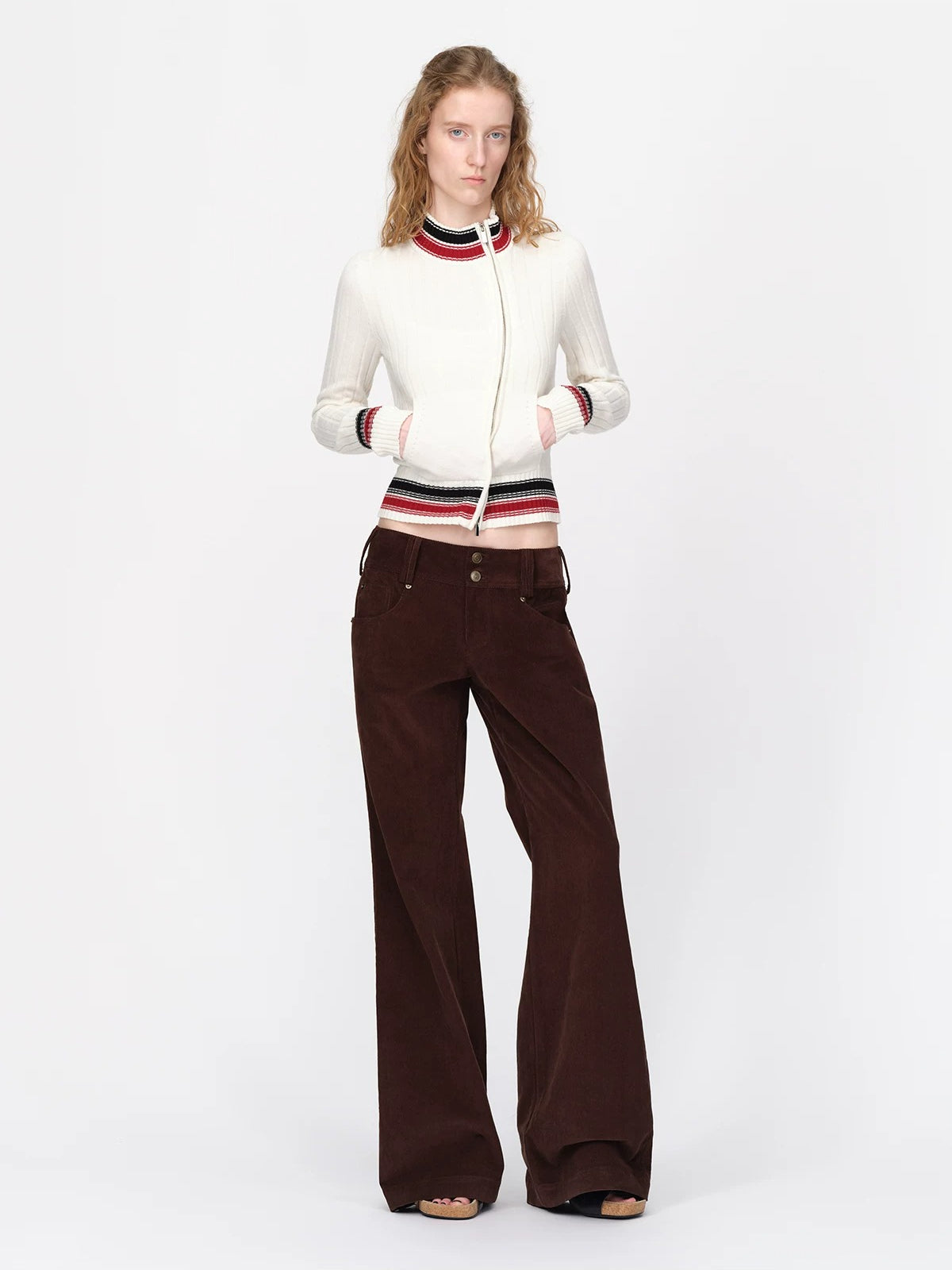 British Vintage Wool Knit Cardigan