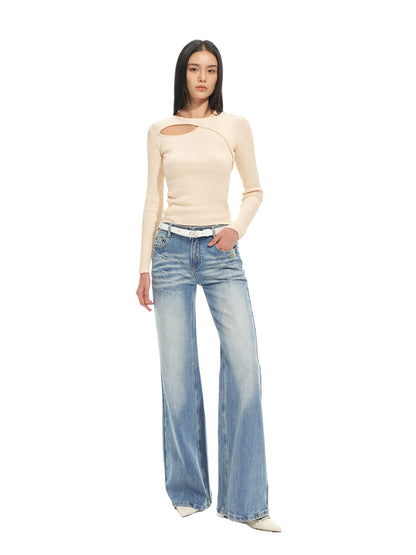 Olympia Cutout Knit Top