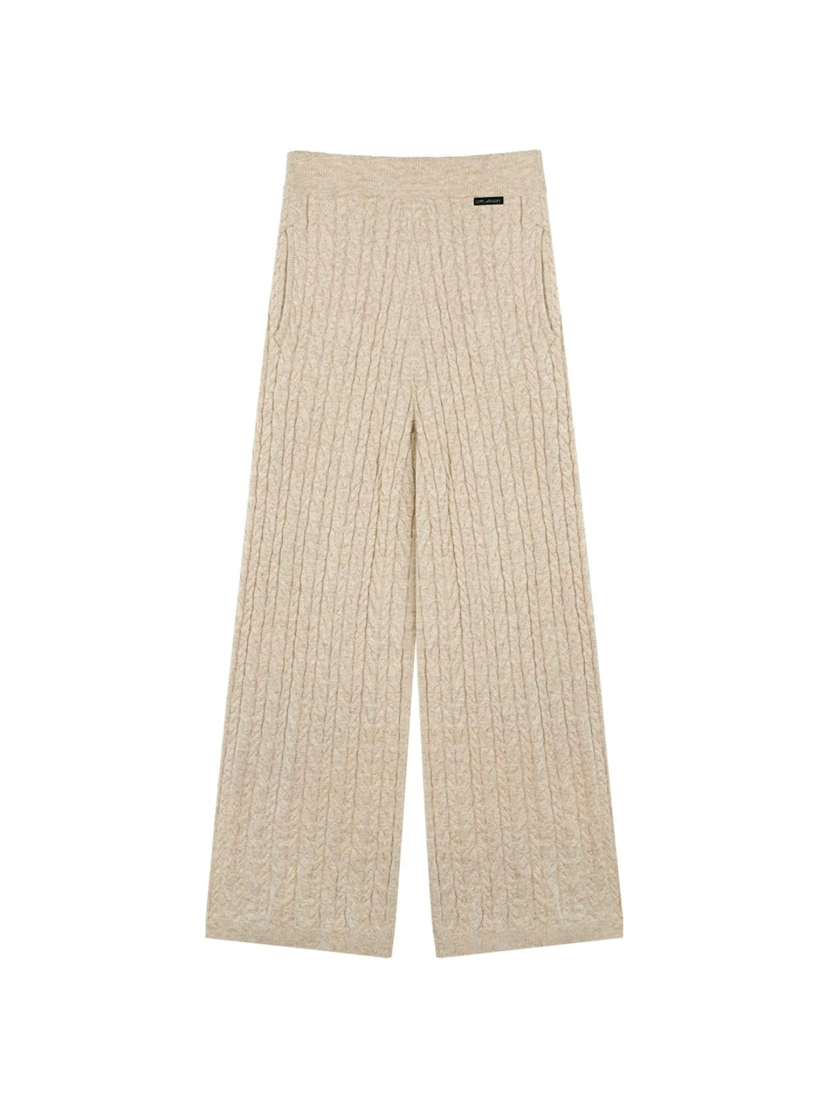Hooded Cable Knit &amp; Pants Set