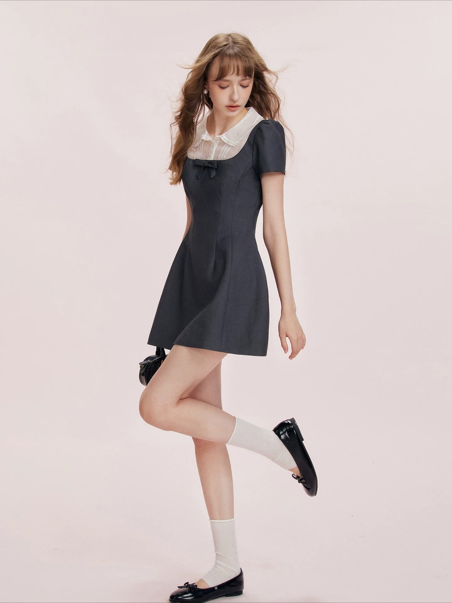 Bow Mesh Dress