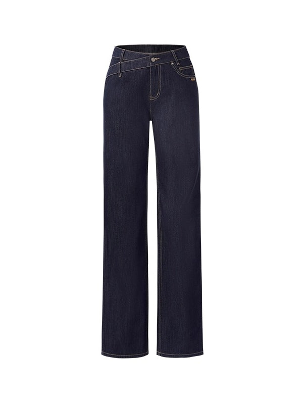 +5CM N2 Smiling Straight Denim Pants