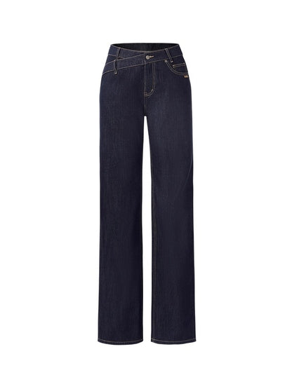 +5CM N2 Smiling Straight Denim Pants