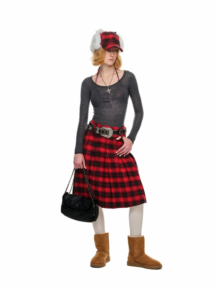 Studded Crew Neck Knit Sweater