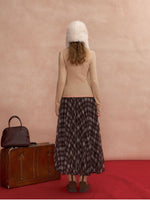 Contrast Layered Vest Sweater