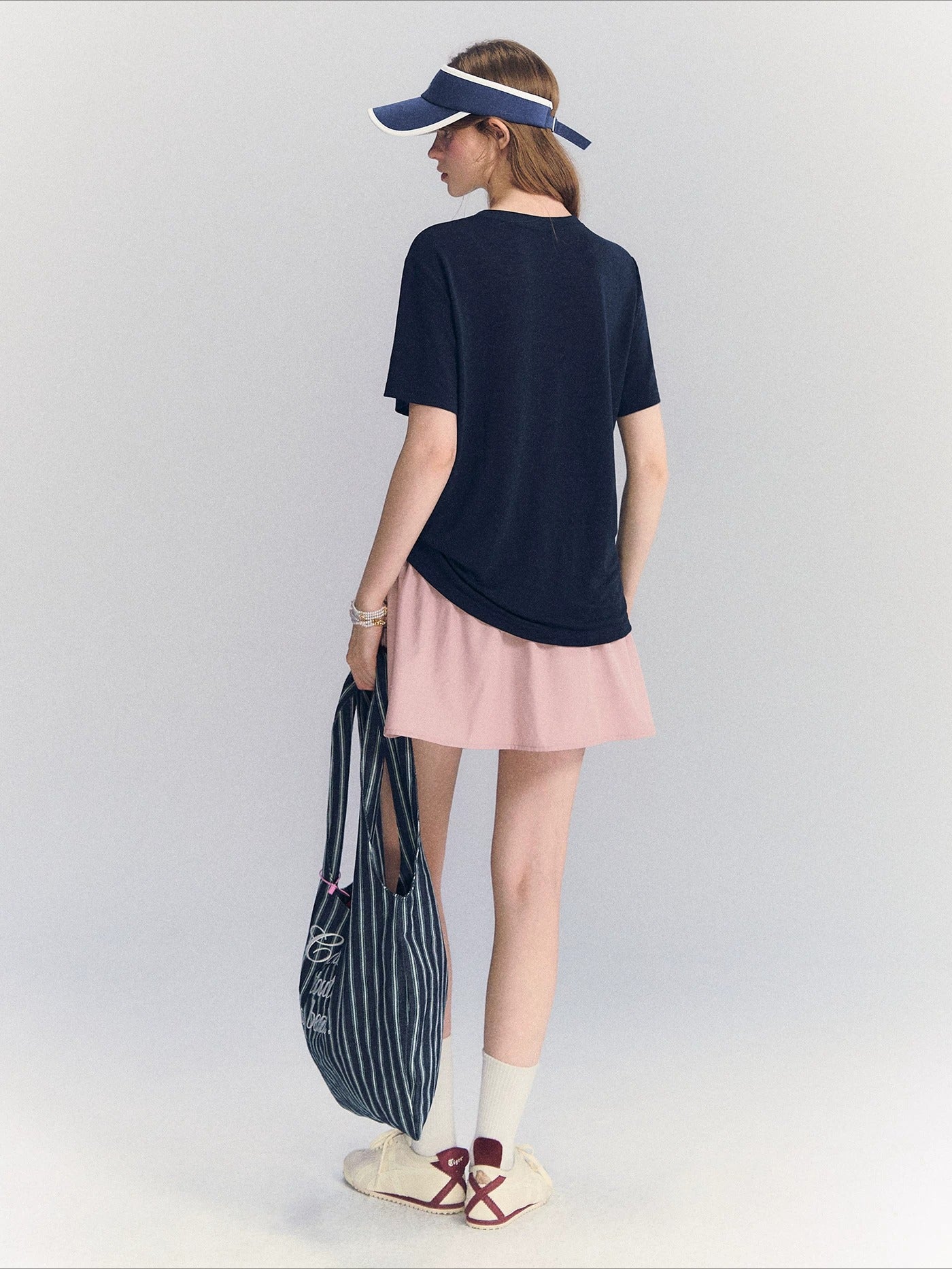 Drawstring A-Line Skirt