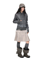 Hooded Double-Breasted Jacket