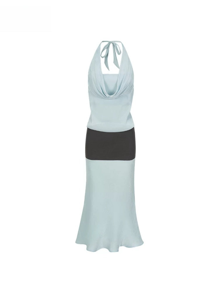 Mermaid Halter Fishtail Dress