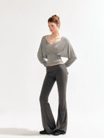 Low Waist Flared Yoga Pants