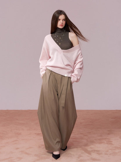 High Neck Sleeveless Knit Top