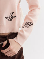 Layered Embroidered Cardigan
