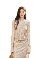 Floral Knit Layered Set