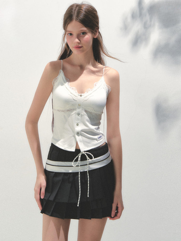 Built-in Bra Lace Camisole