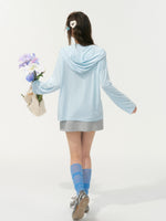 Lazy Style Layered Sun Protection Top