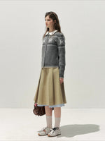 Deer Fair Isle Knit Cardigan