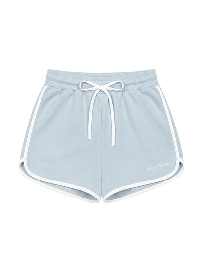 Contrast Trim Shorts