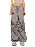 Embroidered Ultra-Light Wide-Leg Workout Pants