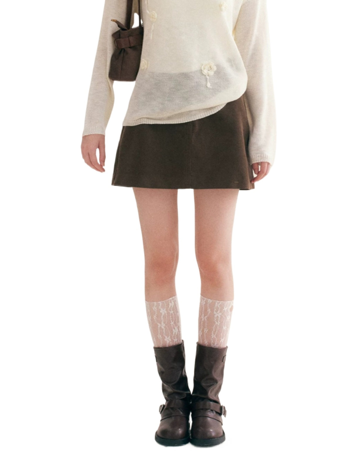 Corduroy A Line Skirt