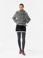 Windsor Wool Cape Knit Jacket