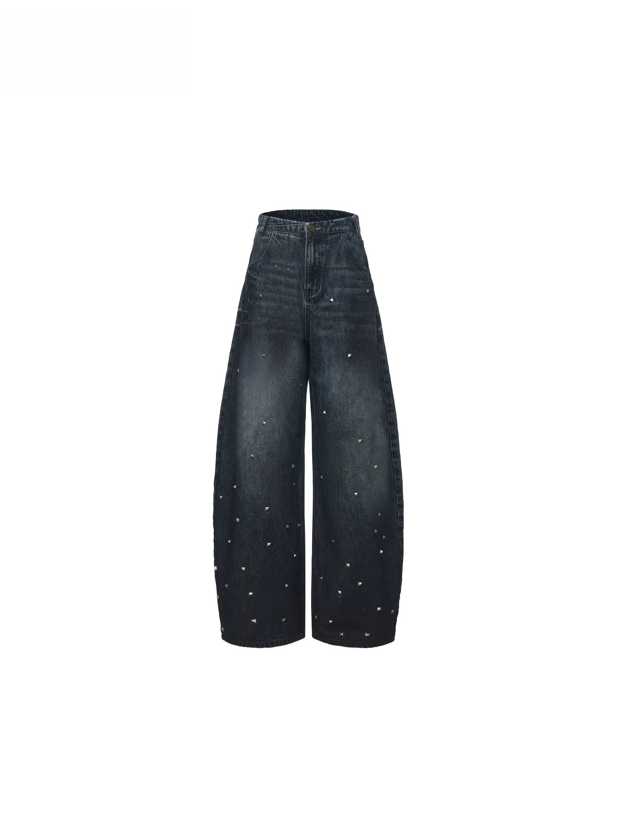 Gradient Whisker Wide Leg Jeans