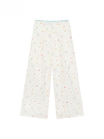 Printed Wide-Leg Pants