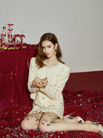 Jacket & Classic Pearl Tweed Skirt Set