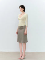 Beaded Lace Knit Top