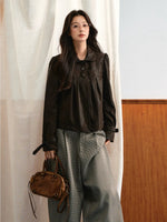Doll Collar PU Jacket