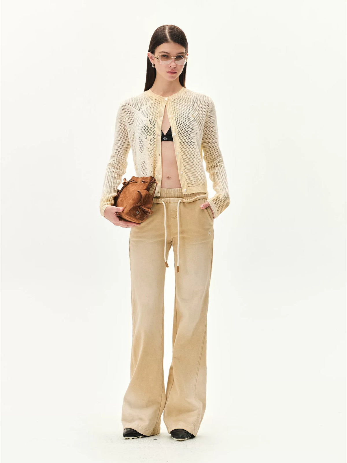 Faded Double Waist Pants