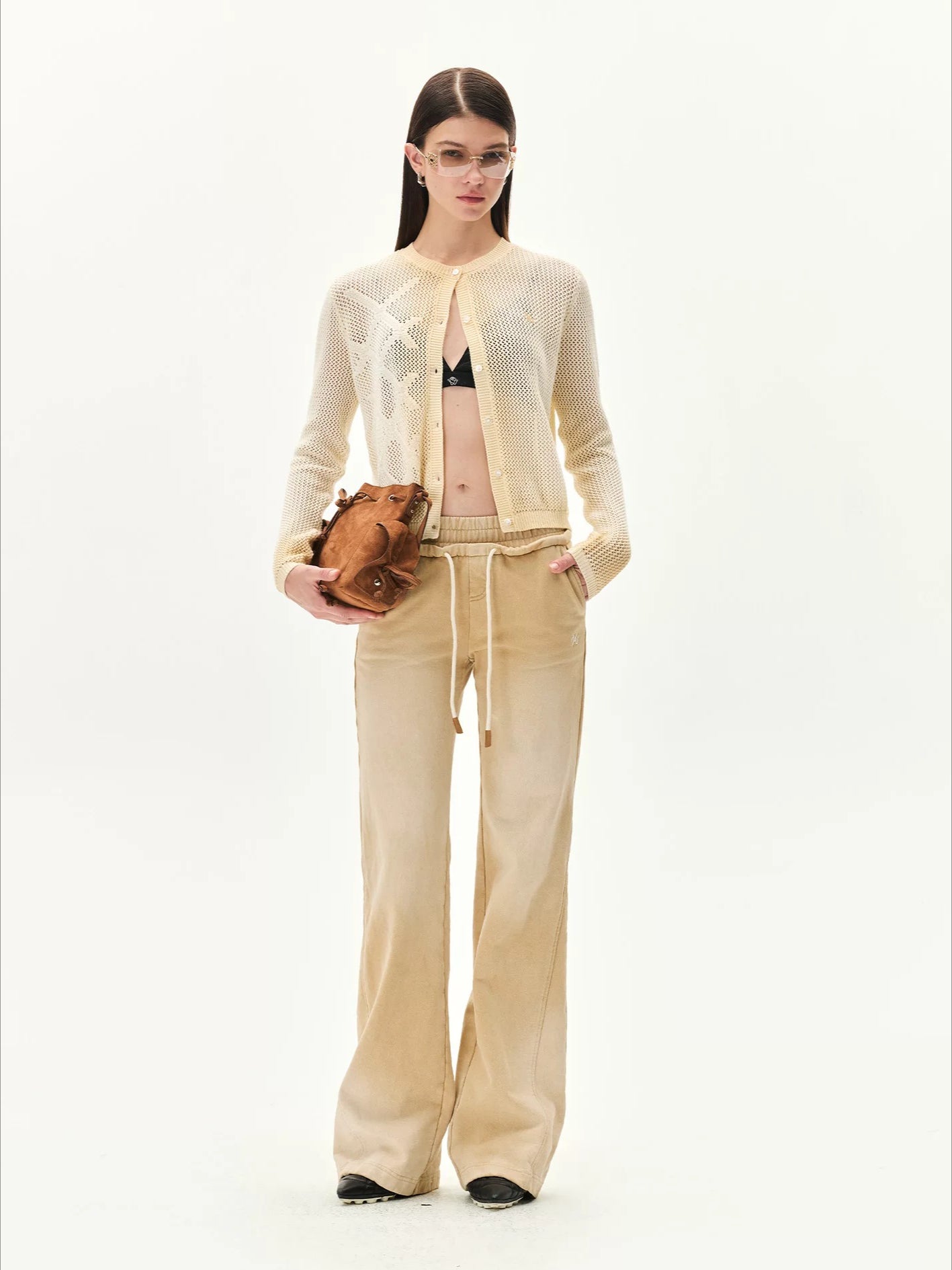 Faded Double Waist Pants