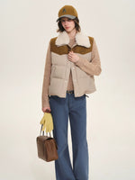 Western Detachable Collar Down Vest