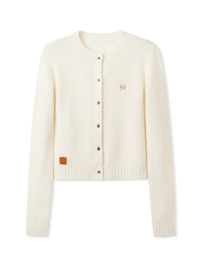 Polar Wool Loop Knit Cardigan