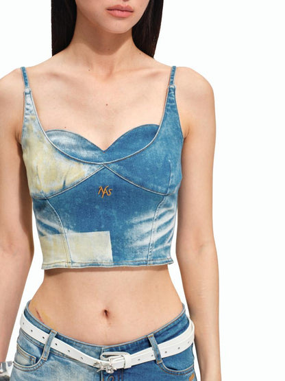 Equestrian Denim Corset