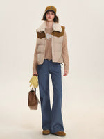 Western Detachable Collar Down Vest