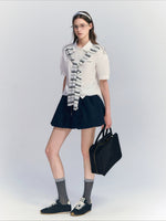 Striped Shawl Shirt