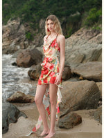 Floral Halter Lace Set