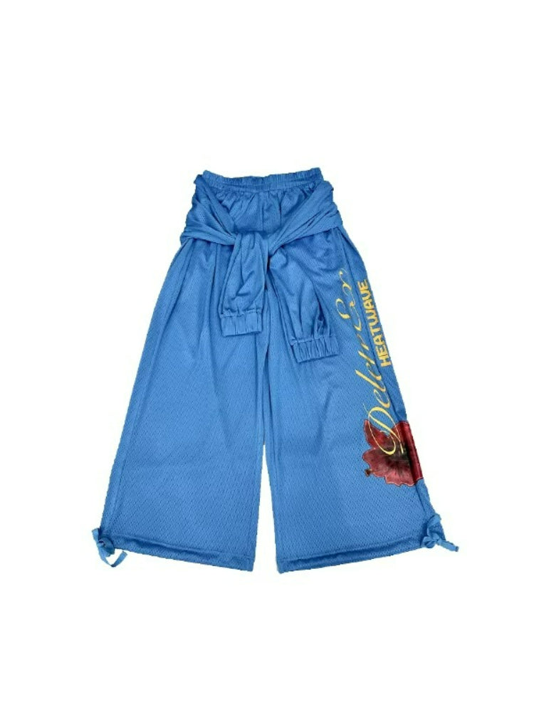 Summer Island Wide-Leg Pants