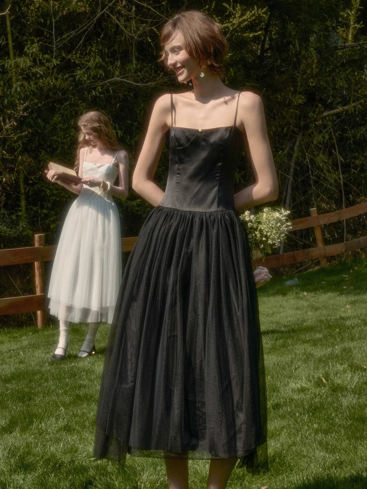 Tulle Midi Dress
