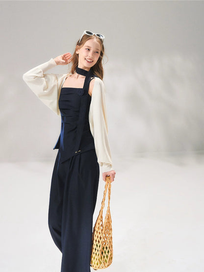 Pleated Waist Tie Set