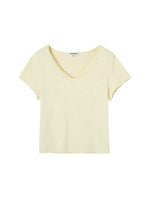Slub Cotton V Tee