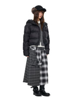 Maillard Cropped Down Puffer Jacket