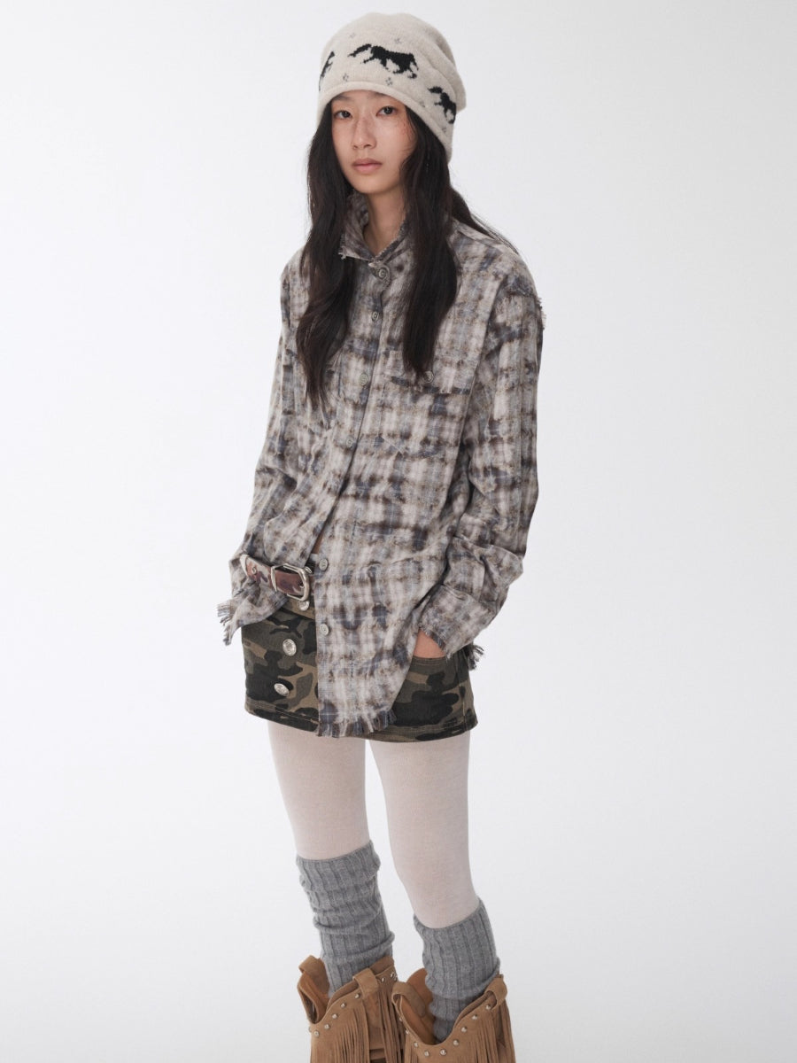 Fair Isle Pony Jacquard Knit Beanie