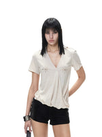 Diamond V Neck T-Shirt