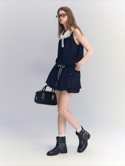 Rabbit Collar Halter Top