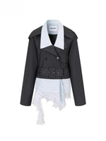Detachable Faux Layered Blazer