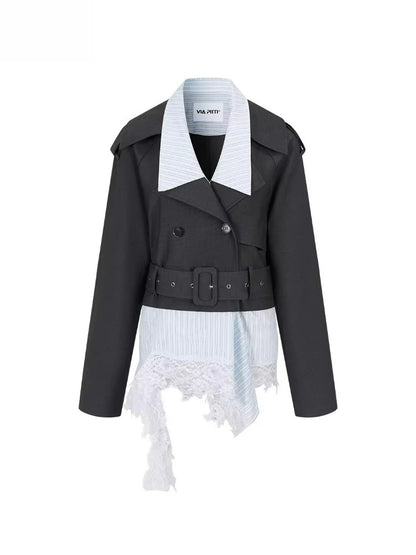 Detachable Faux Layered Blazer