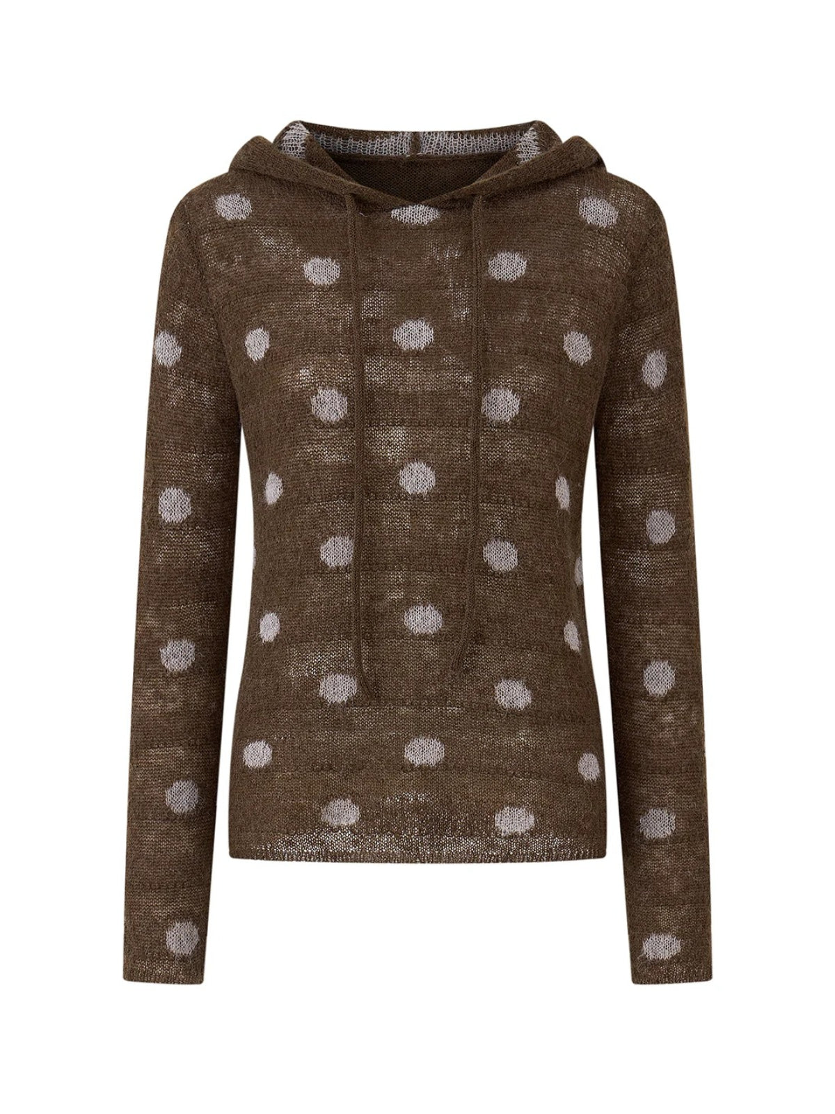 Polka Dot Mohair Hoodies